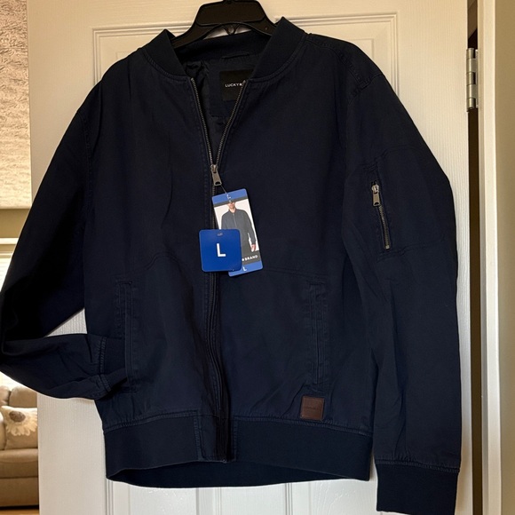 BRAND NEW W/TAGS MEN’S LUCKY BOMBER JACKET/COAT - Picture 1 of 7